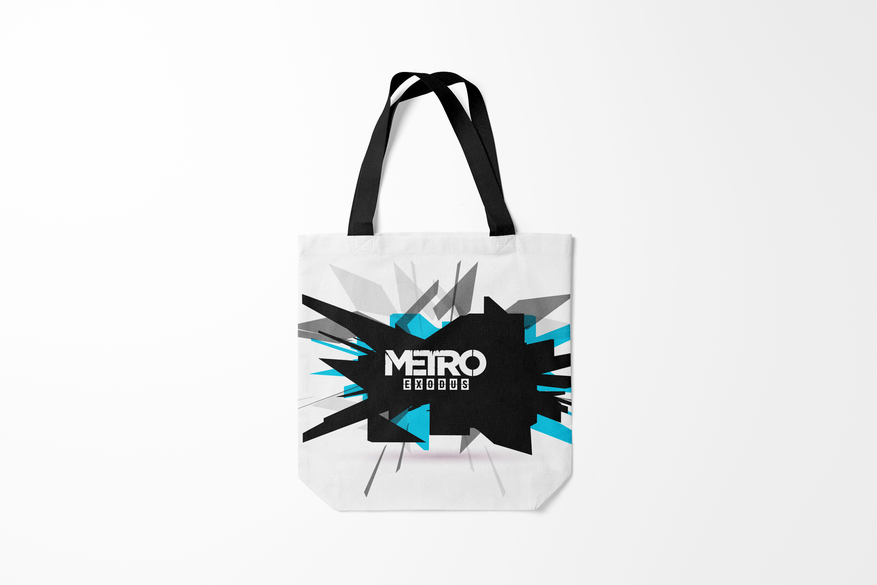 

Сумка шoппер унисекс Burnettie Metro Exodus, белый, Metro Exodus