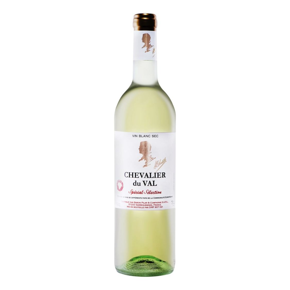 

Вино Baron Pilar & Compagnie Chevalier Du Val белое сухое 11% 0,75 л Франция