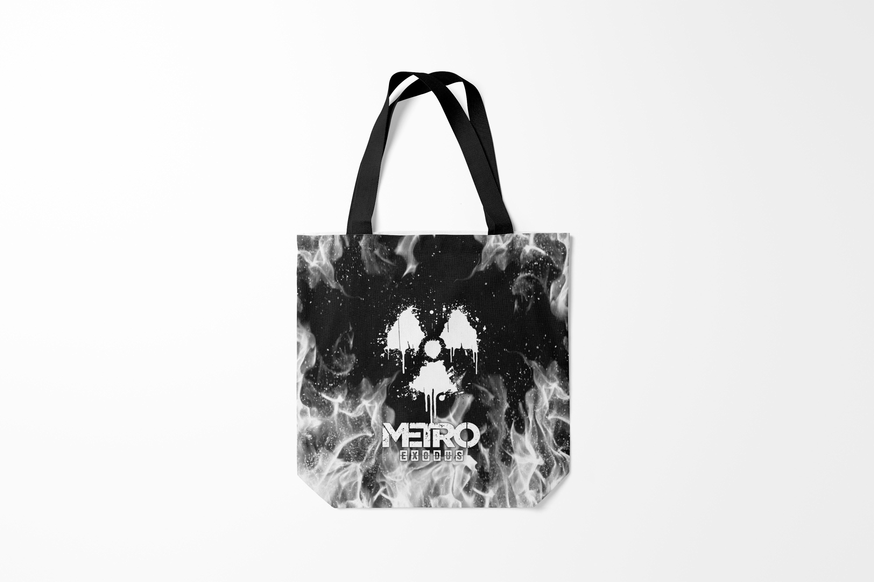 

Сумка шoппер унисекс Burnettie Metro Exodus, красный, Metro Exodus