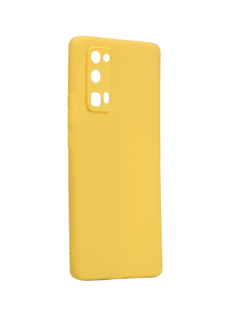 фото Чехол neypo для honor 30 pro soft matte silicone yellow nst17611