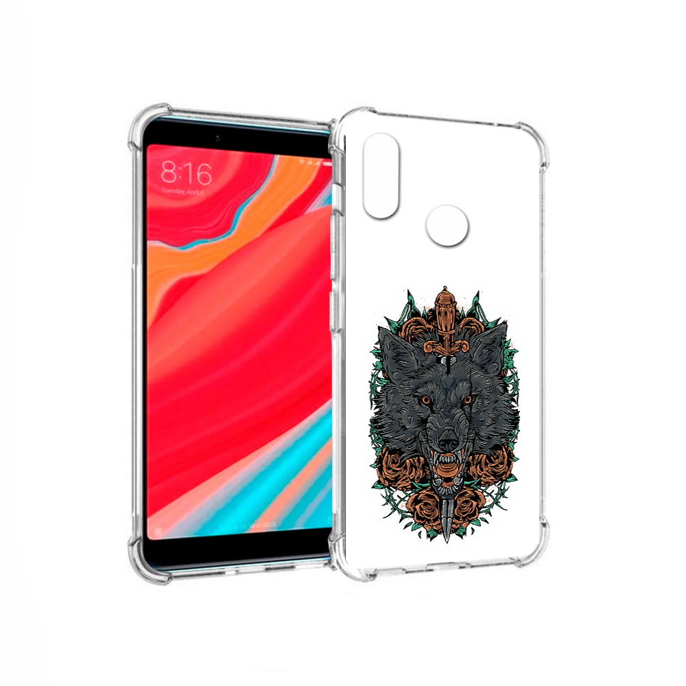 

Чехол MyPads Tocco для Xiaomi Mi 6X красивый злой волк (PT113266.316.409), Прозрачный, Tocco