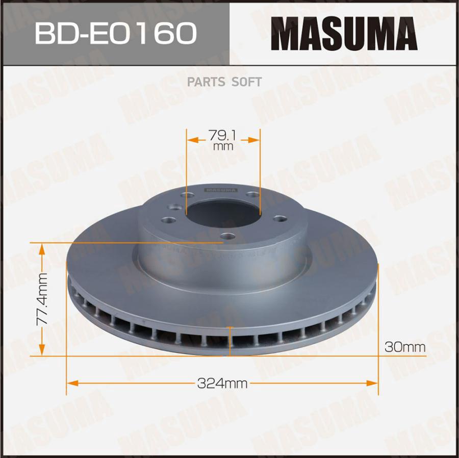 

Диск Тормозной Masuma Front Masuma арт. BD-E0160