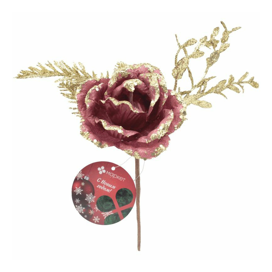 Искусственная ветка Маркет Перекресток Зимний цвет декоративная