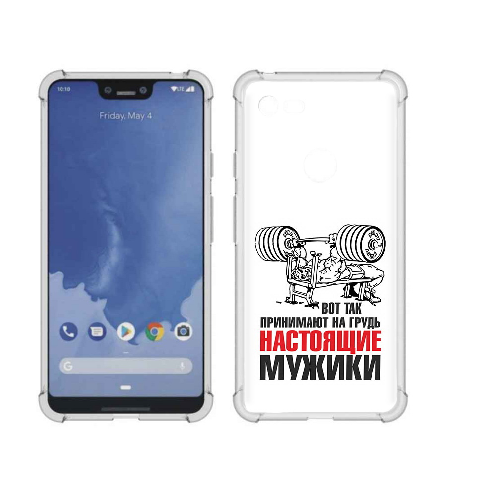 

Чехол MyPads Tocco для Google Pixel 3 XL бодибилдинг для мужиков, Прозрачный, Tocco