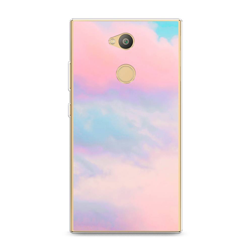 Силиконовый чехол "Розовые облака" на Sony Xperia L2