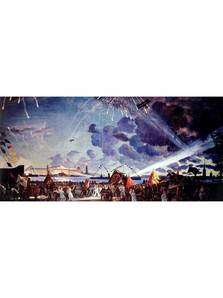 

Постер DRABS A2 Кустодиев Борис Михайлович Ночной праздник на Неве