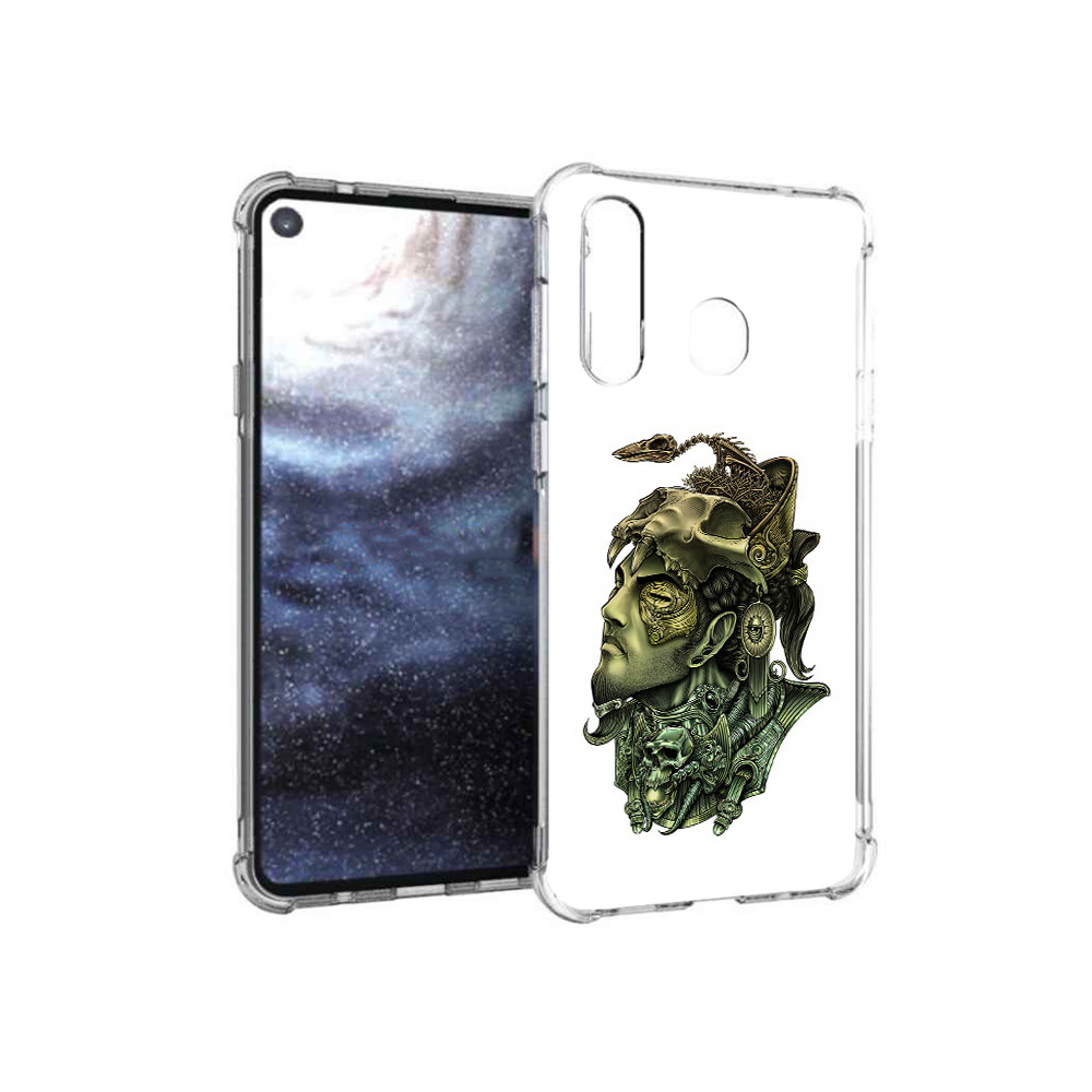 

Чехол MyPads Tocco для Samsung Galaxy A8s бронзовый воин (PT124633.501.248), Прозрачный, Tocco