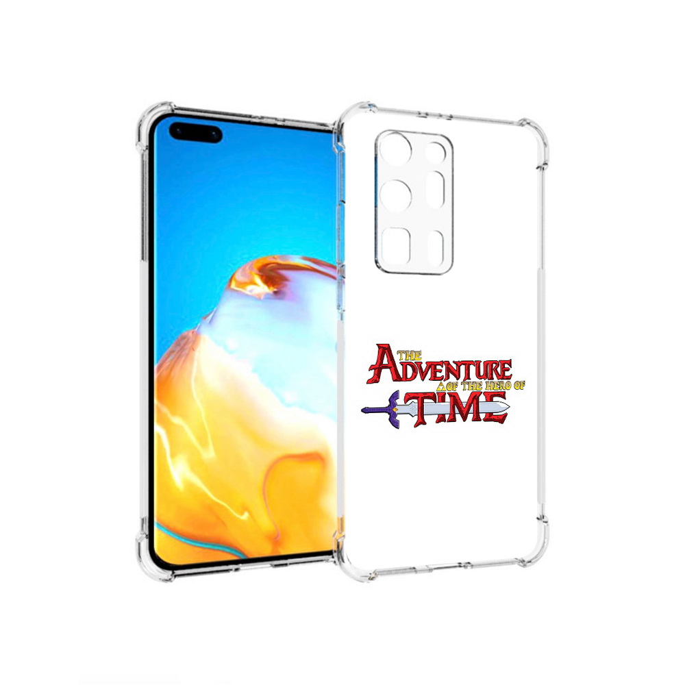 Чехол MyPads Tocco для Huawei P40 Pro+ время приключений логотип