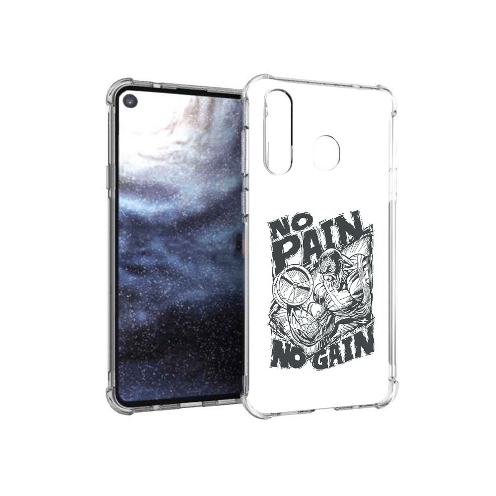 

Чехол MyPads Tocco для Samsung Galaxy A8s бодибилдинг тяжелая работа (PT124633.501.238), Прозрачный, Tocco