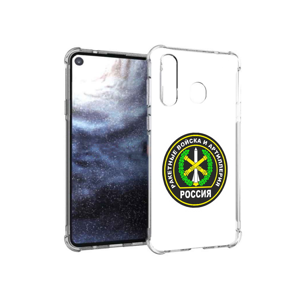 

Чехол MyPads Tocco для Samsung Galaxy A8s артиллерия (PT124633.501.225), Прозрачный, Tocco