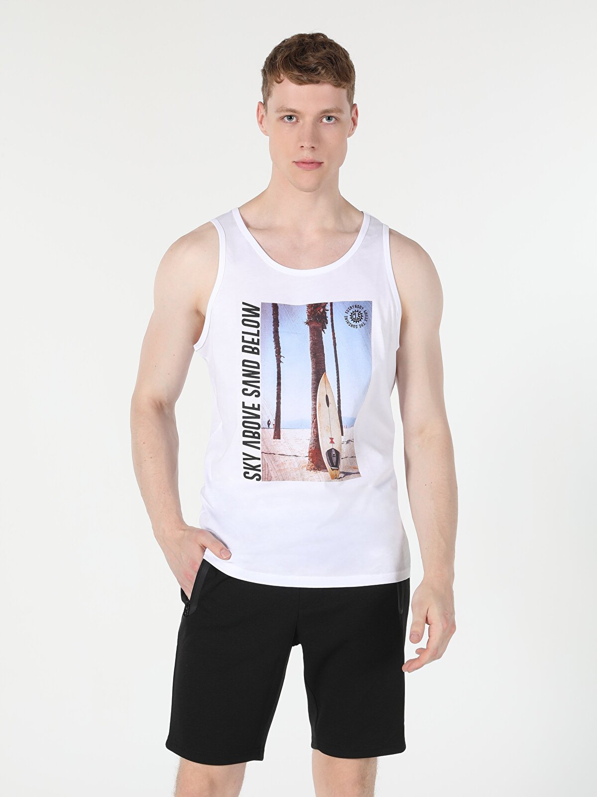 

Майка мужская Colin's CL1053845_Q1.V1 белая XXL, Белый, CL1053845_Q1.V1