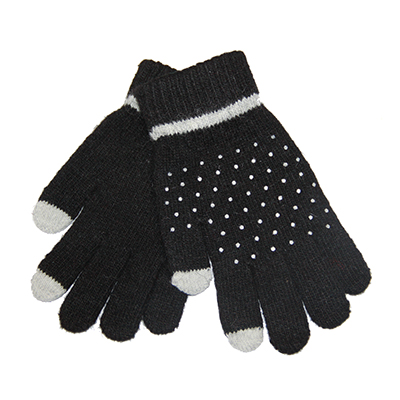 фото Перчатки для ёмкостных тачскринов (размер s) №4 <черный> promise mobile