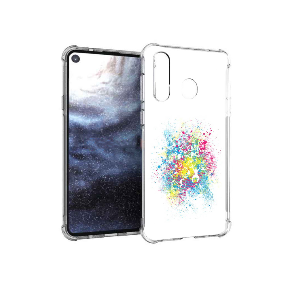 

Чехол MyPads Tocco для Samsung Galaxy A8s акварель абстракция (PT124633.501.214), Прозрачный, Tocco