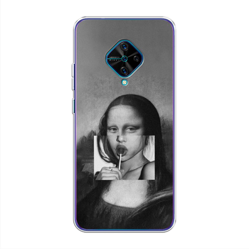 

Чехол Awog на Vivo V17 "Mona Lisa sucking lollipop", Разноцветный, 261550-9