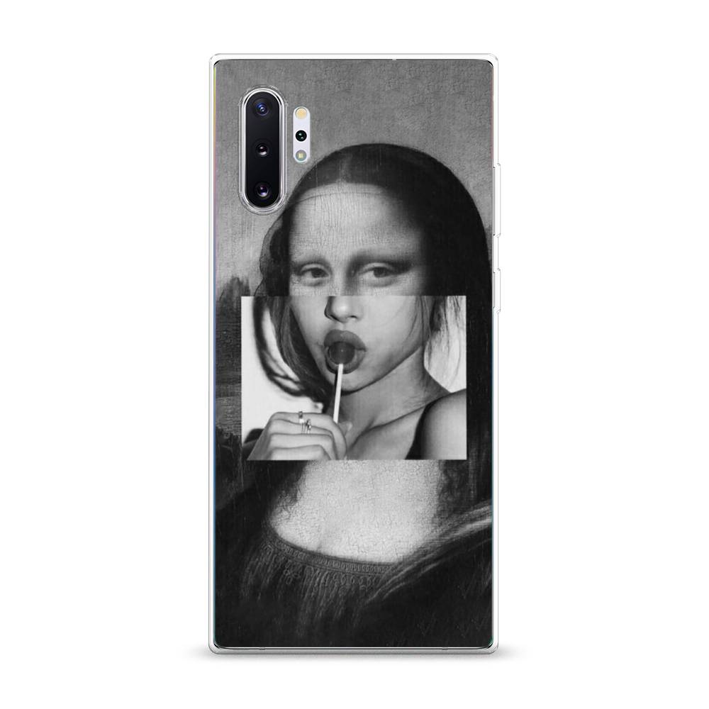 

Чехол Awog на Samsung Galaxy Note 10 + "Mona Lisa sucking lollipop", Разноцветный, 28550-9