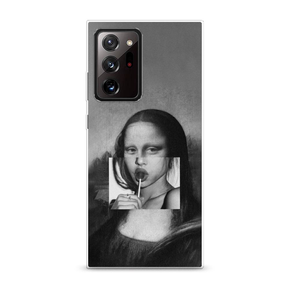 

Чехол Awog на Samsung Galaxy Note 20 Ultra Mona Lisa sucking lollipop", Разноцветный, 2101050-9