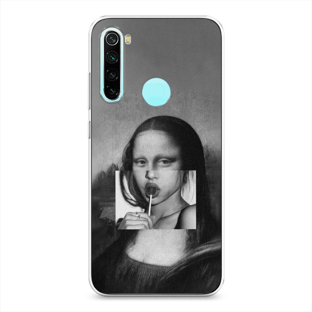 фото Чехол awog "mona lisa sucking lollipop" для xiaomi redmi note 8