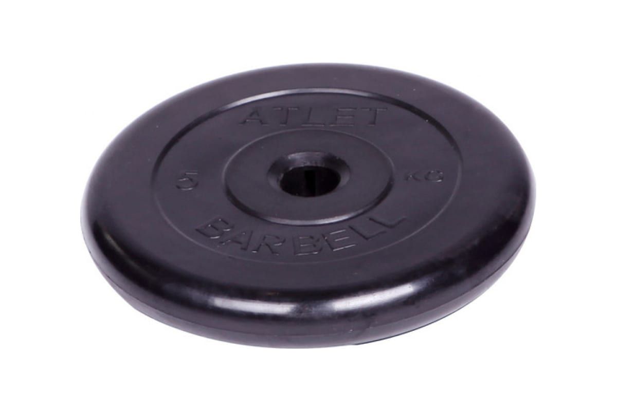 

Диск для штанги MB Barbell Стандарт 5 кг, 31 мм черный, Стандарт-1