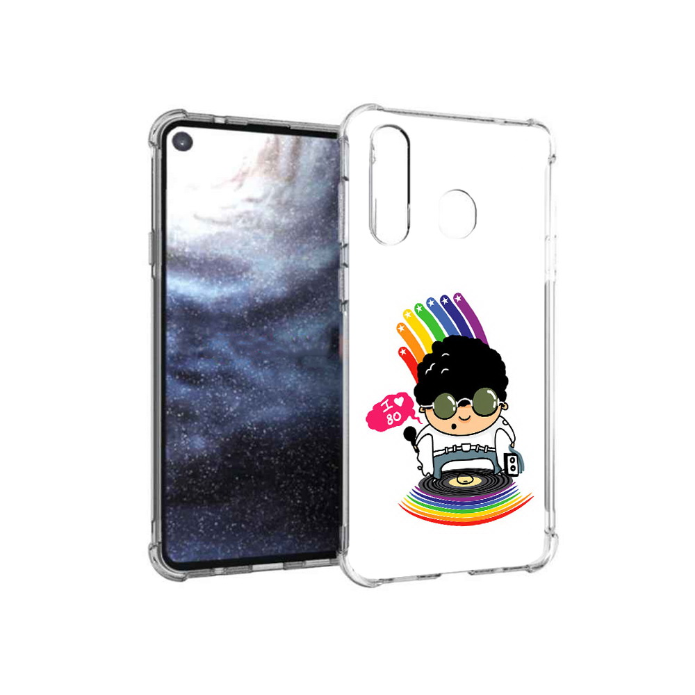 

Чехол MyPads Tocco для Samsung Galaxy A8s Я люблю 80-е (PT124633.501.205), Прозрачный, Tocco