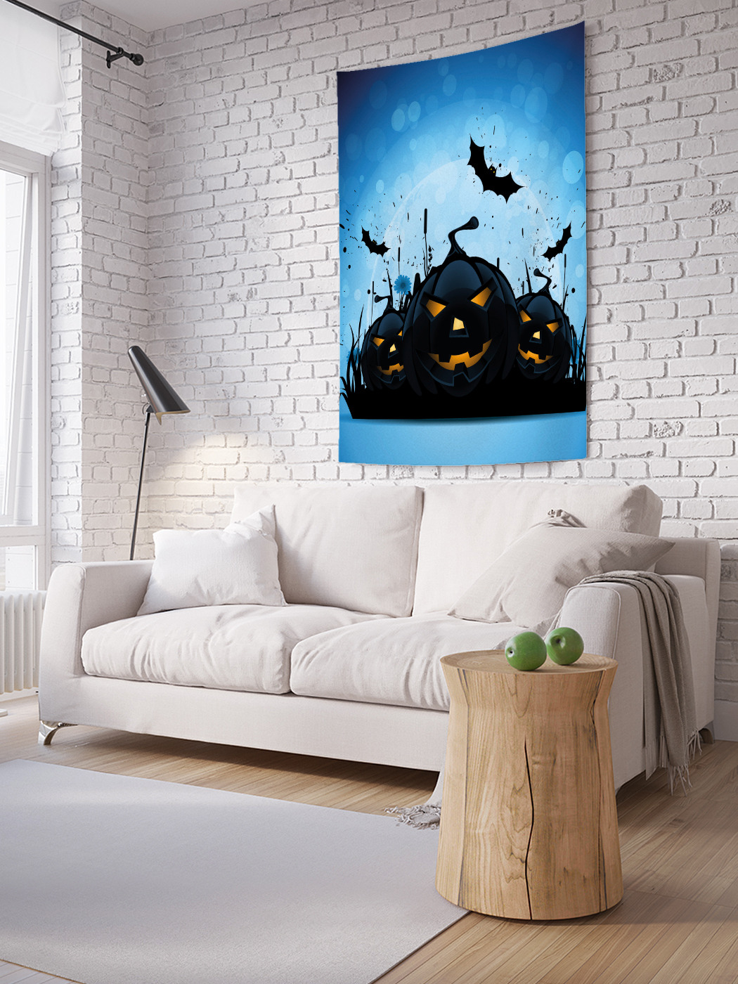 

Вертикальное фотопанно на стену JoyArty Тыквенный ужас 100x150 см, Тыквенный ужас