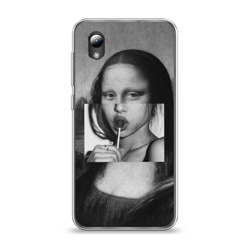 

Чехол Awog на ZTE Blade L8 / ЗТЕ Блэйд L8 "Mona Lisa sucking lollipop", Разноцветный, 132850-9