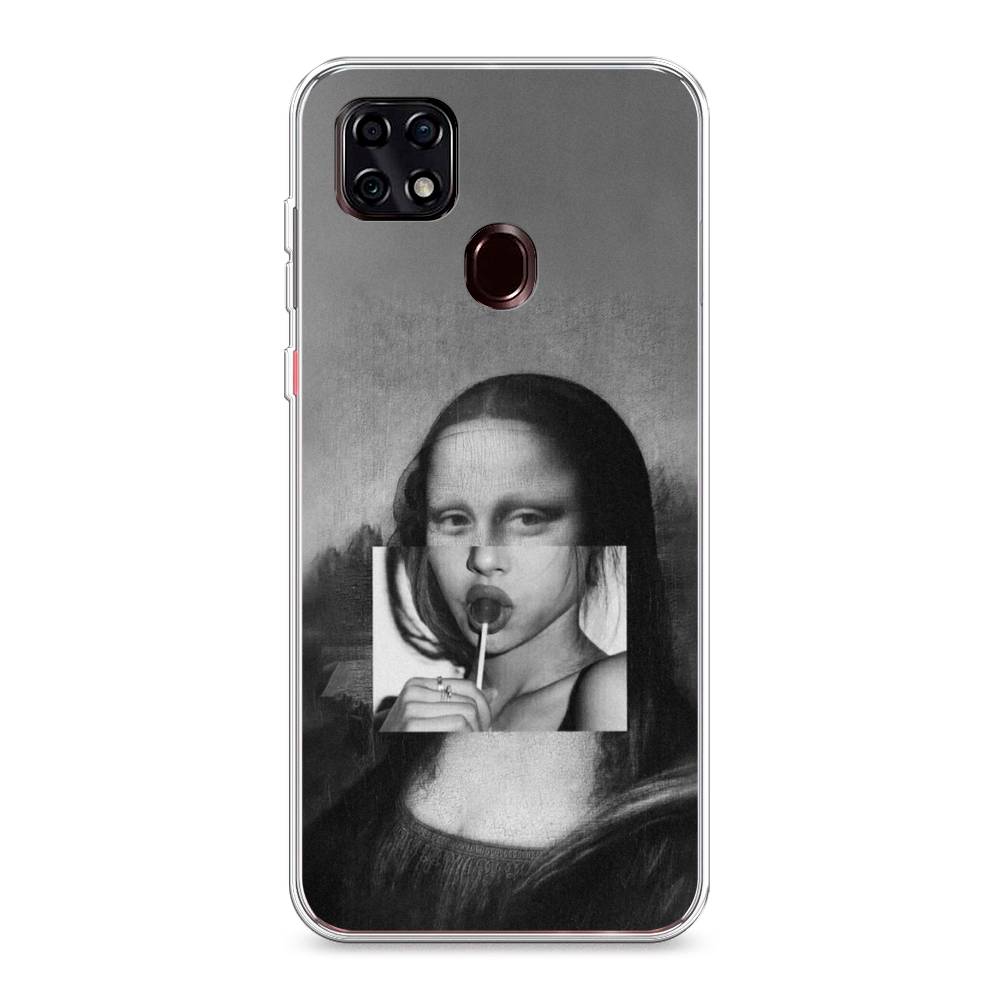 

Чехол Awog на ZTE Blade 20 Smart / ЗТЕ Блэйд 20 Smart "Mona Lisa sucking lollipop", Разноцветный, 133550-9