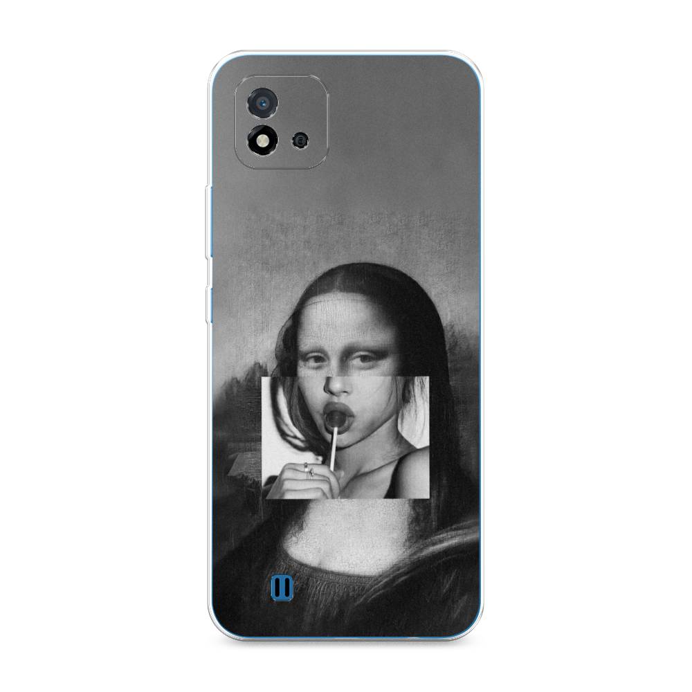 

Чехол Awog на Realme C20 "Mona Lisa sucking lollipop", Разноцветный, 254850-9