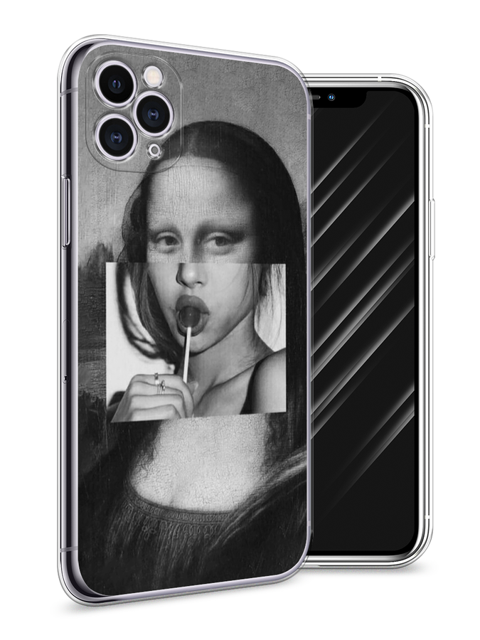 

Чехол Awog на Apple iPhone 11 Pro / Айфон 11 Pro "Mona Lisa sucking lollipop", Разноцветный, 12350-9