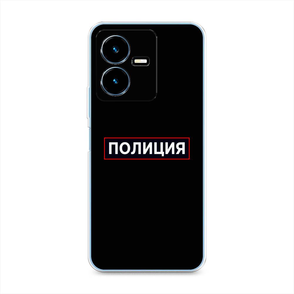 

Чехол Awog на Vivo Y22 / Виво Y22 "Police logo", Черный;белый;красный, 267550-5