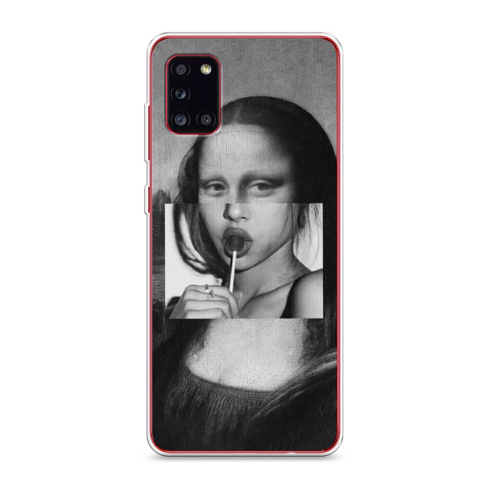 фото Чехол awog "mona lisa sucking lollipop" для samsung galaxy a31