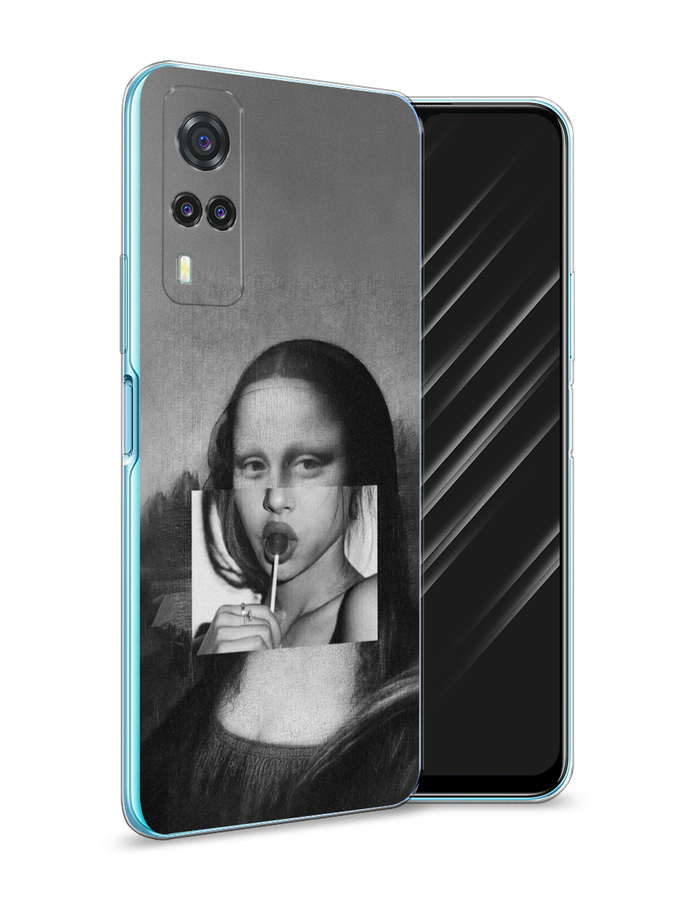

Чехол Awog на Vivo Y31 "Mona Lisa sucking lollipop", Разноцветный, 263750-9