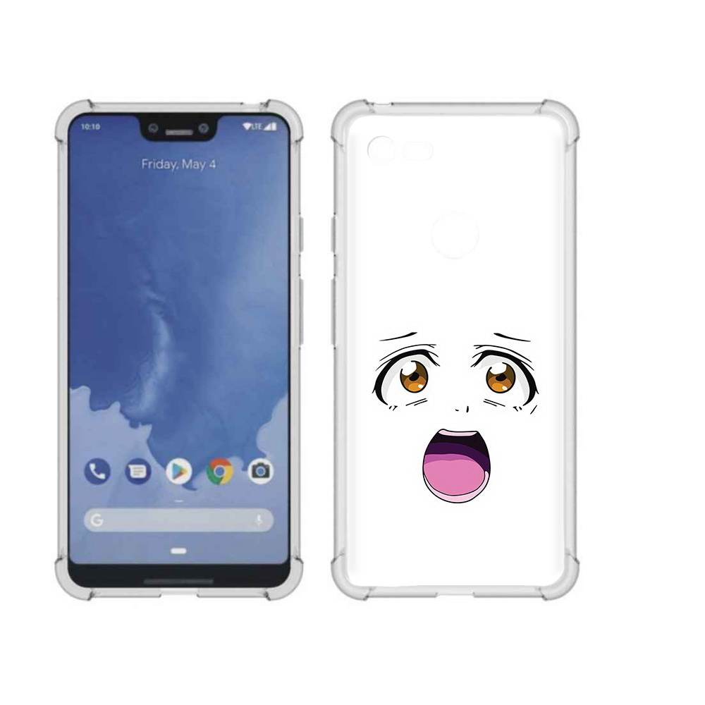 

Чехол MyPads Tocco для Google Pixel 3 XL аниме лицао, Прозрачный, Tocco