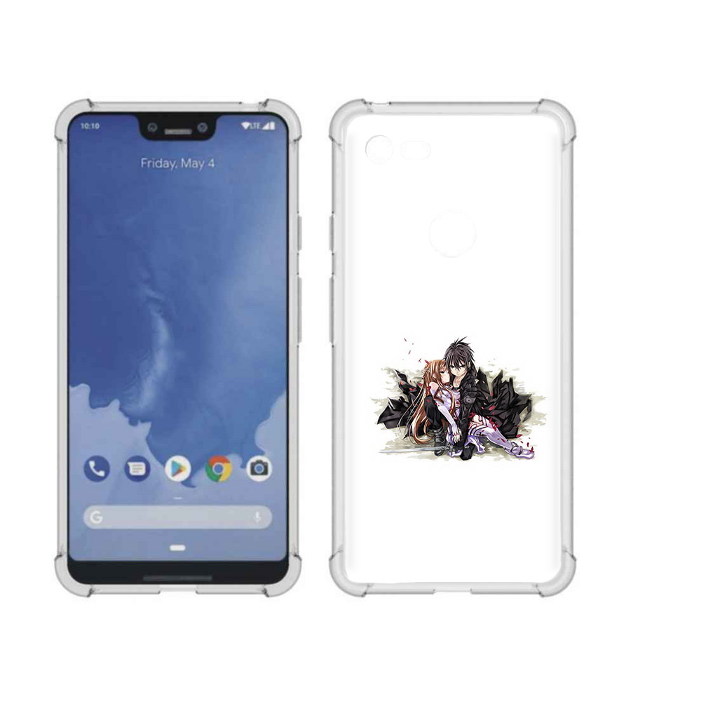 

Чехол MyPads Tocco для Google Pixel 3 XL аниме асуна, Прозрачный, Tocco