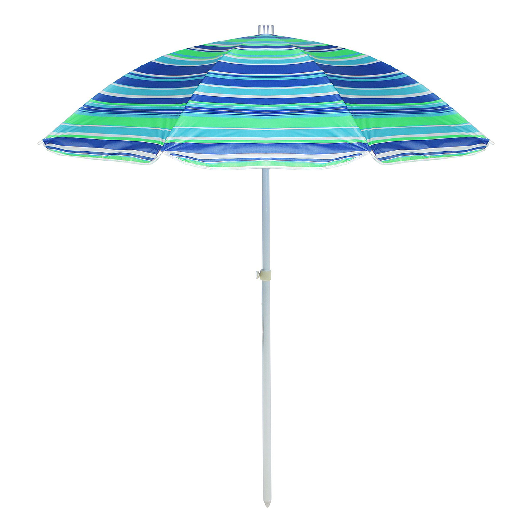 Зонт пляжный круглый Maclay Модерн с механизмом наклона 150 см в ассортименте