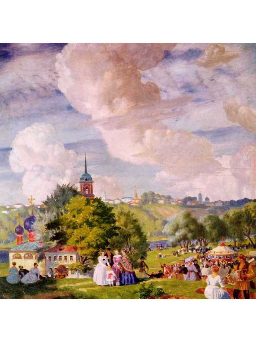 

Постер DRABS A2 Кустодиев Борис Михайлович Летний праздник