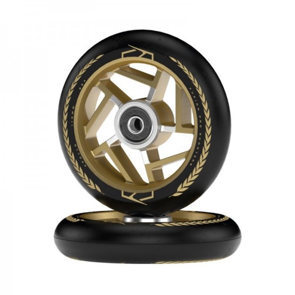 фото Колеса fuzion apollo 110 mm wheel (pair) - black / gold