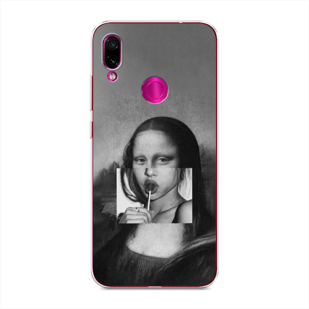 фото Чехол awog "mona lisa sucking lollipop" для xiaomi redmi note 7