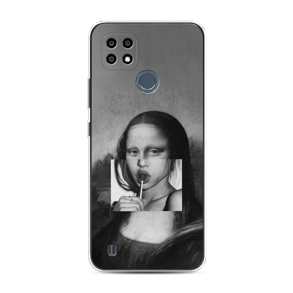 Чехол Awog  на Realme C21Y Mona Lisa sucking lollipop