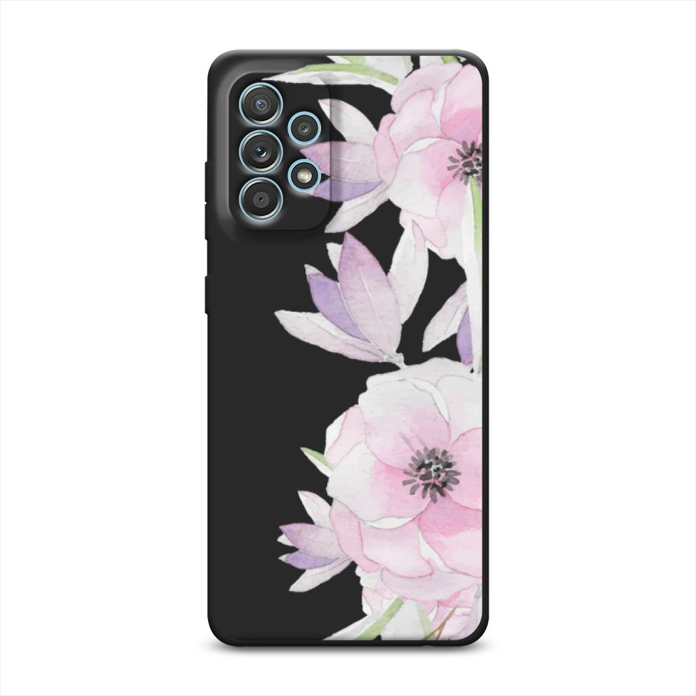 

Чехол Awog на Samsung Galaxy A33 5G / Самсунг Галакси А33 5G "Нежные анемоны", Розовый;черный;фиолетовый, 2104452-1