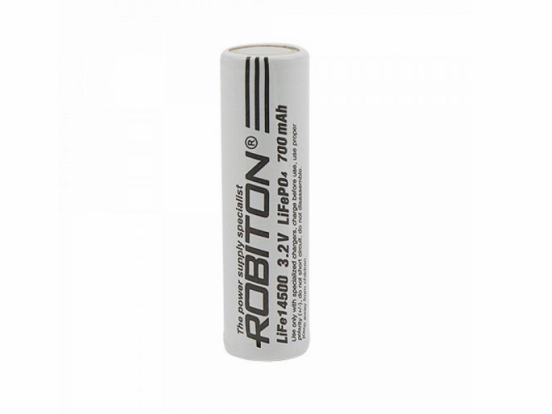

Аккумулятор Robiton типа 14500 (600mAh, Li-FePO4), ICR14500