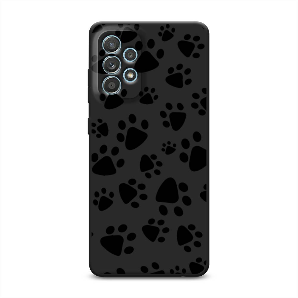 

Чехол Awog на Samsung Galaxy A33 5G / Самсунг Галакси А33 5G "Лапки черные", Черный, 2104452-1