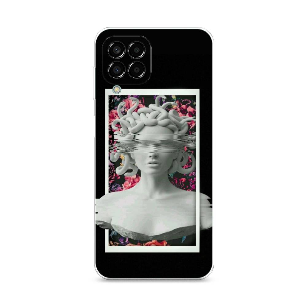 

Чехол на Samsung Galaxy M33 "Web Punk Медуза Горгона", Черный;серый, 2105650-6