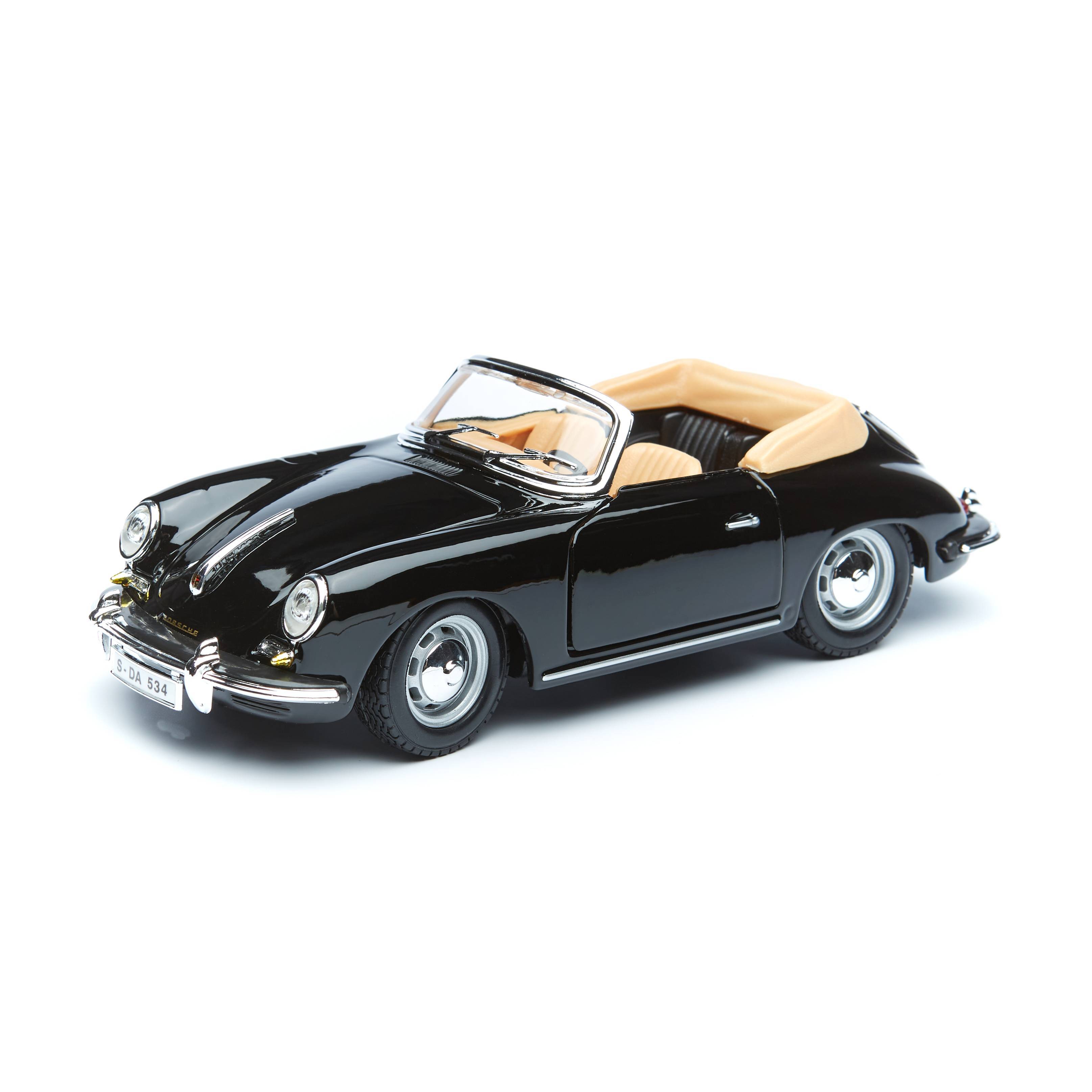 

Коллекционная игрушка машинка Bburago 1:24 Porsche 356B Cabriolet (1961), 18-22078, черный