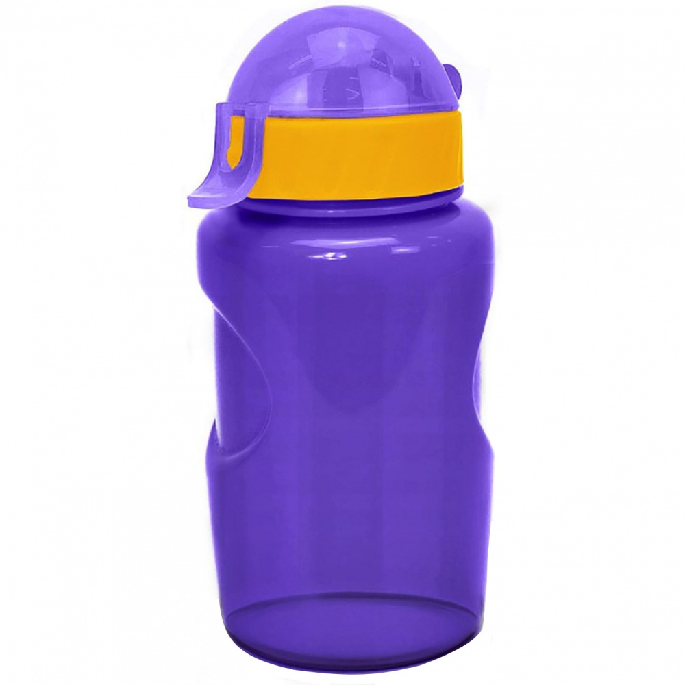 

Бутылка спортивная Wowbottles "Lifestyle", с трубочкой, со шнурком, фиолетовая, 350 мл