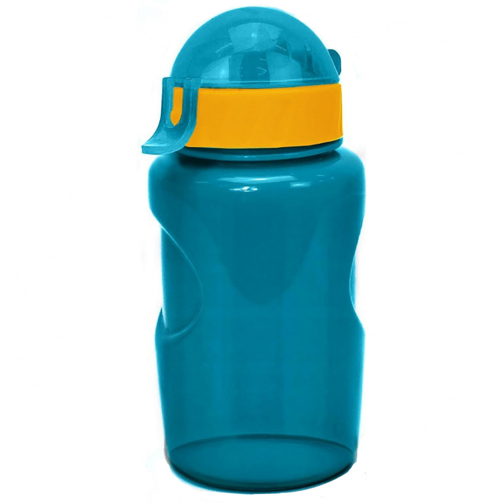

Бутылка спортивная Wowbottles "Lifestyle", с трубочкой, со шнурком, голубая, 350 мл