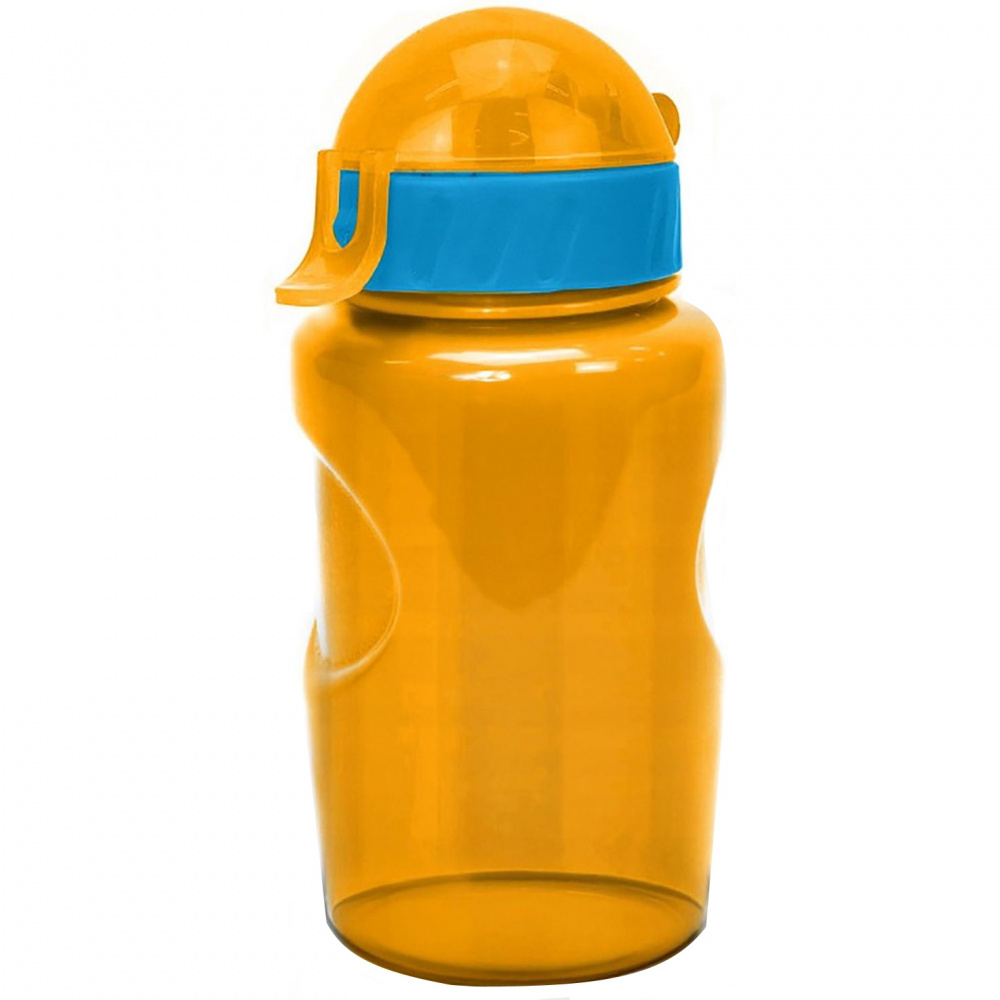 

Бутылка спортивная Wowbottles "Lifestyle", с трубочкой, со шнурком, оранжевая, 350 мл