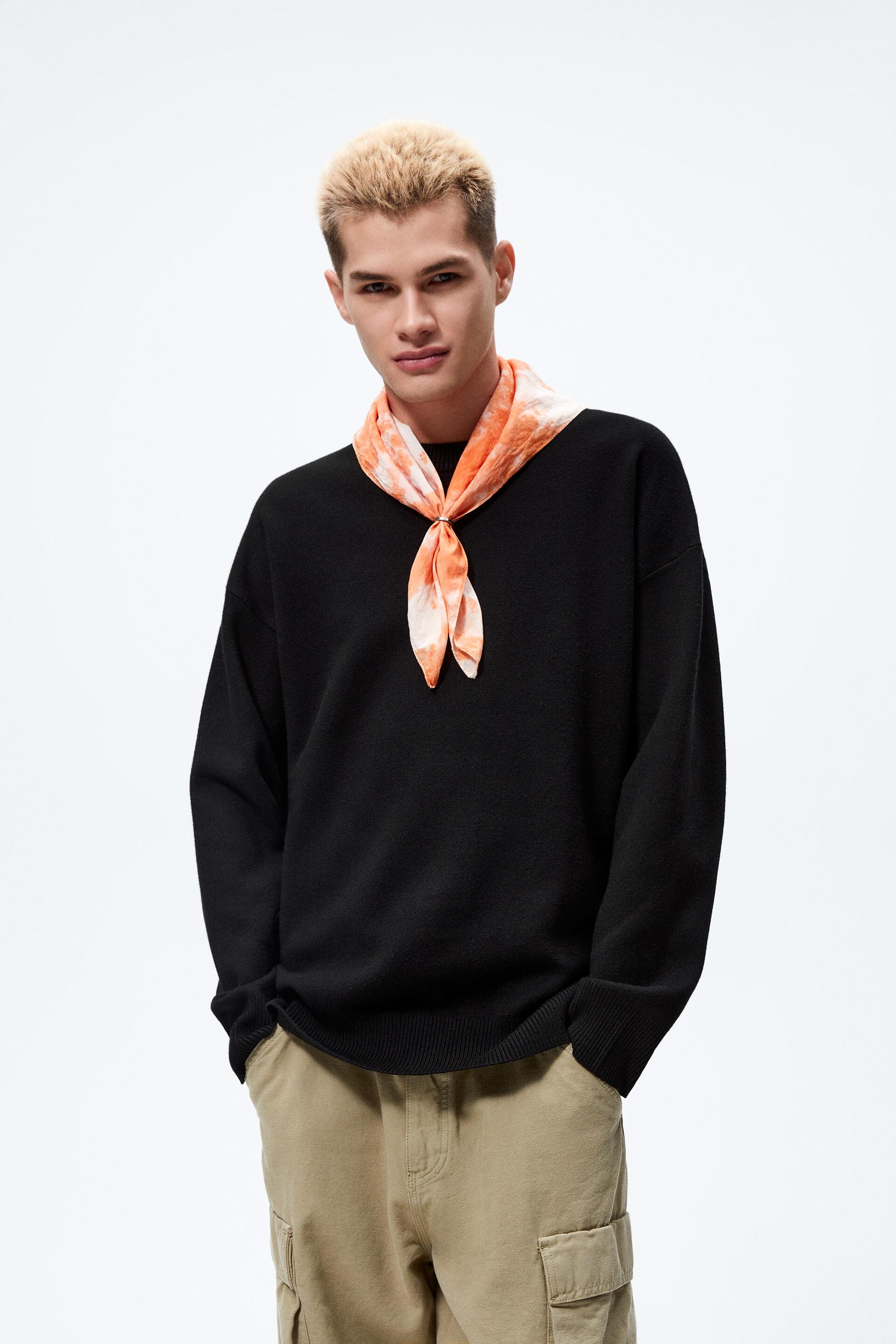 Джемпер мужской ZARA 00632302 черный L (доставка из-за рубежа)