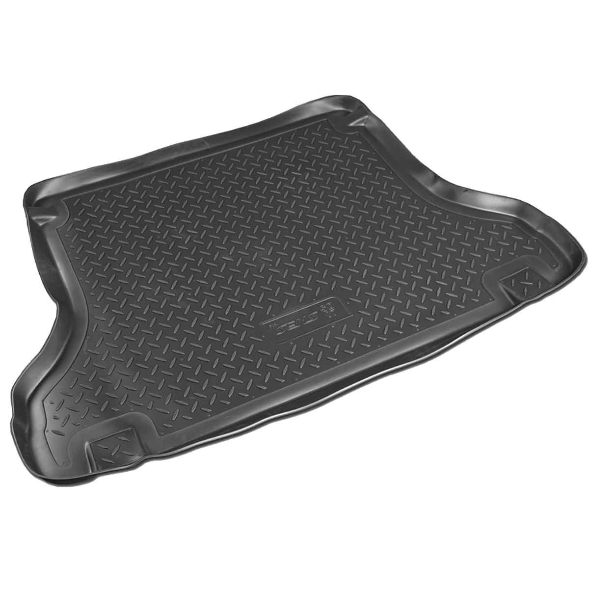 Коврик в багажник Norplast/Unidec для ЗАЗ Chance в кузове SD (2009-) Черный, полиуретан, а