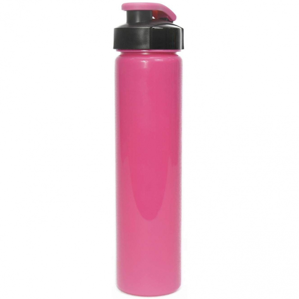 

Бутылка спортивная Wowbottles "Health And Fitness", прямая со шнурком, розовая, 500 мл