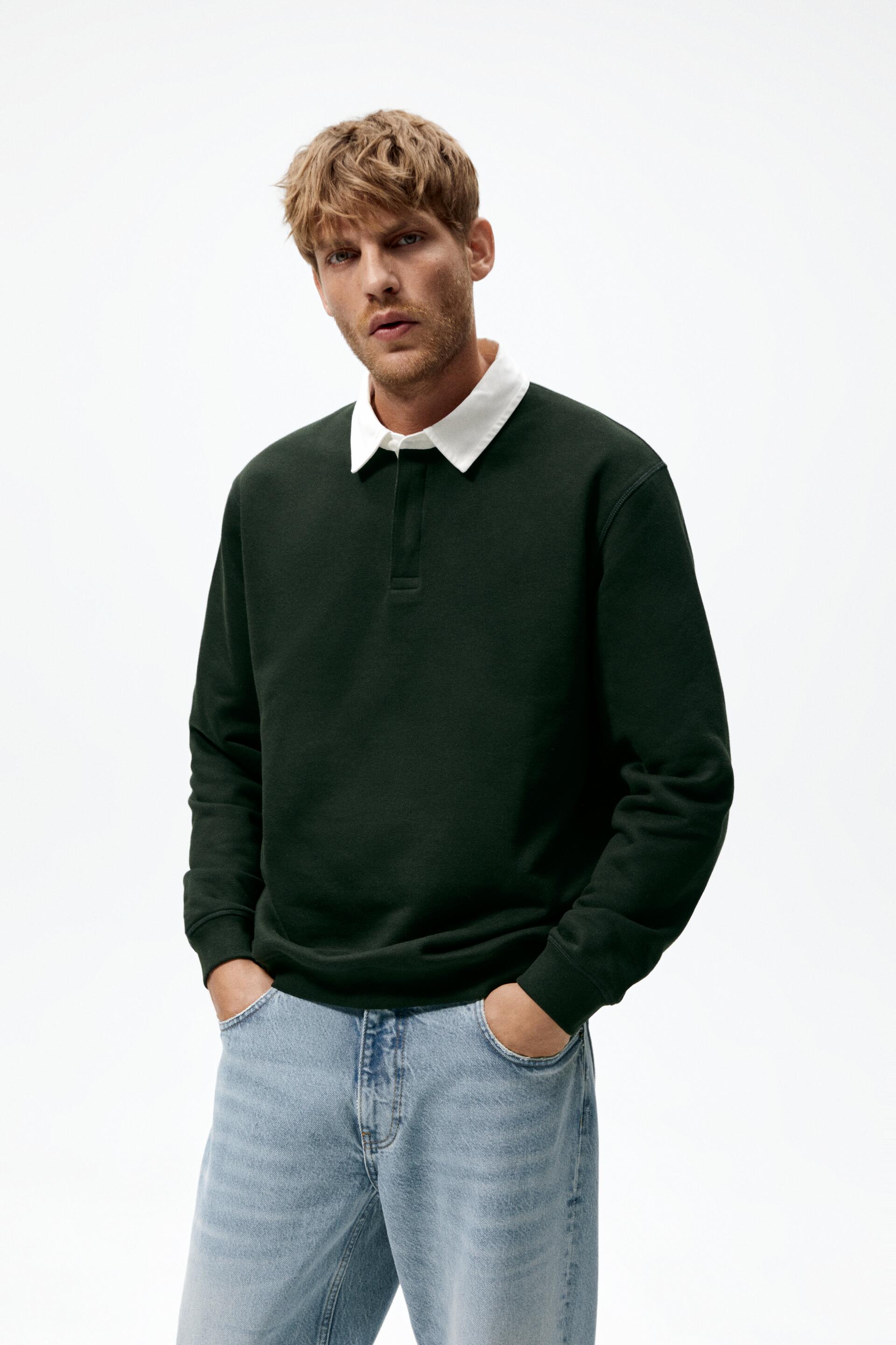 

Футболка мужская ZARA 00526350 зеленая M (доставка из-за рубежа), Хаки, 00526350